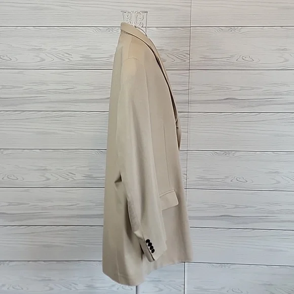 Nautica For Lord & Taylor Mens Sport Coat In Summer Beige Size 44L - Picture 5 of 12